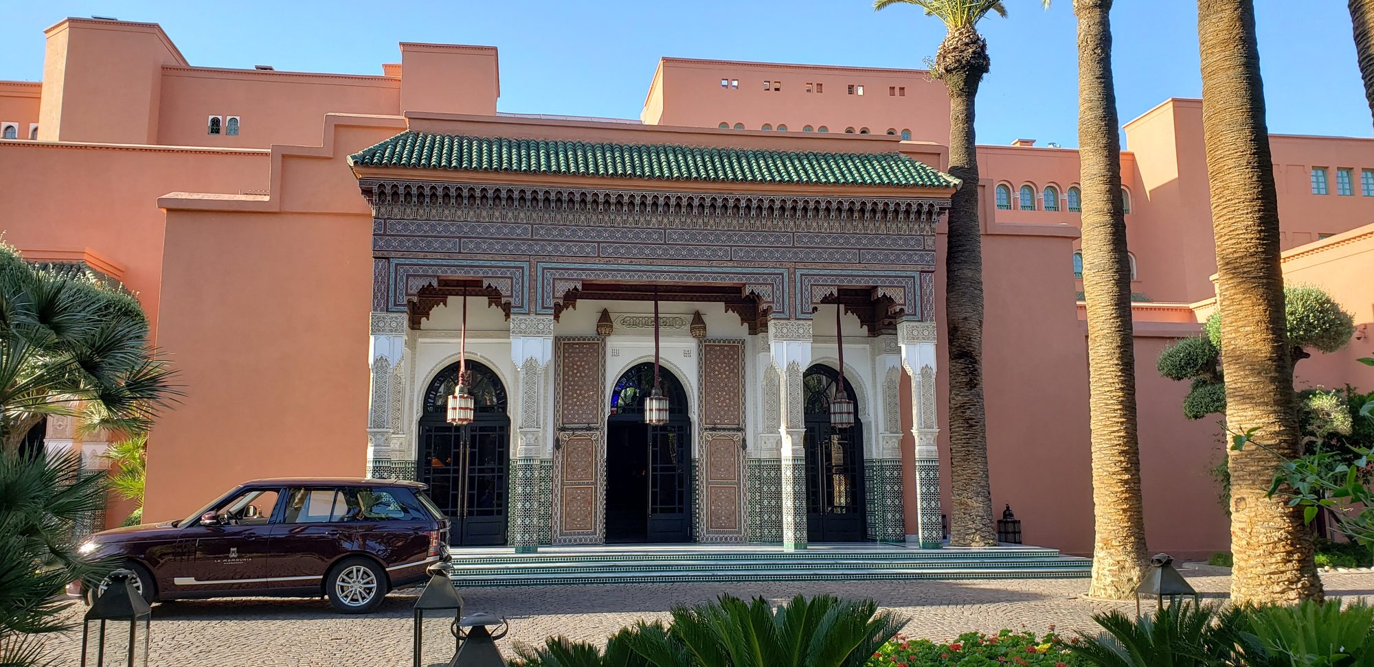 Entrance of La Mamounia