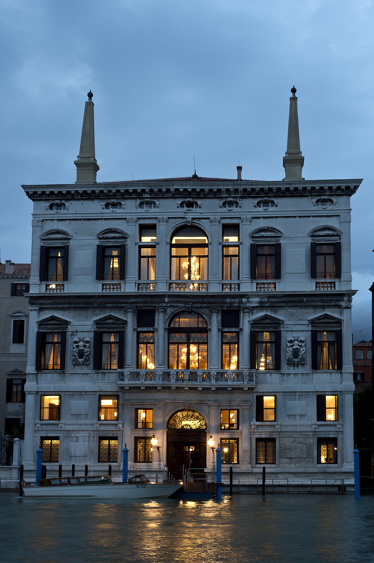 Aman Canal Grande Venice — the historic palazzo on the Grand Canal from the water